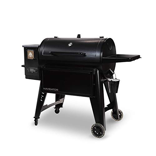 PIT BOSS PB1150G PG1150G Wood Pellet Grill w/Cover and Folding Front Shelf Included, Black