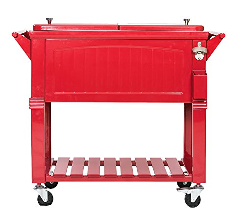 Permasteel PS-203F1-RED Furniture Cooler, Red