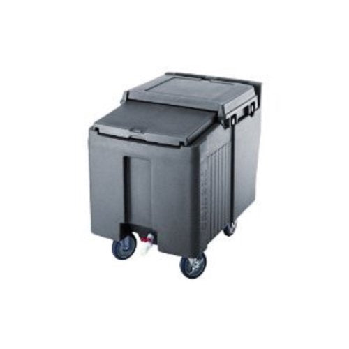 Cambro (2FX2SW1B) Sliding Lid Polyethylene Standard Height Ice Caddy, 29-1/4-Inch, Granite Gray