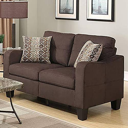 Poundex PDEX- Sectional Set, Chocolate