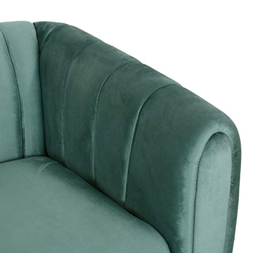 Christopher Knight Home Richland Sofas, Turquoise + Walnut