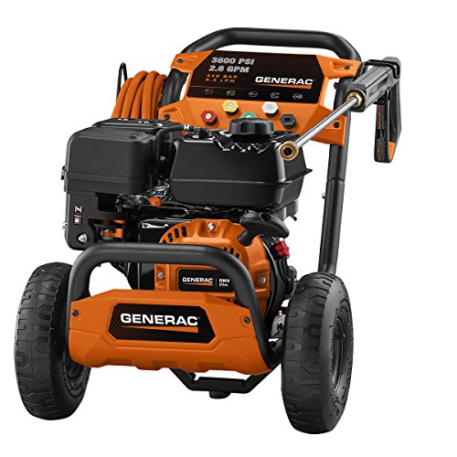 Generac 6924 3600 PSI 2.6 GPM 212cc Gas Powered Pressure Washer with Triplex Pump