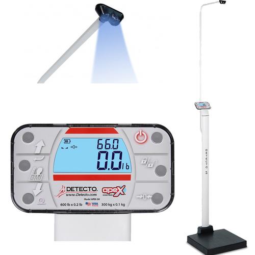 Detecto APEX-SH Digital Scales with Sonar Height Rods