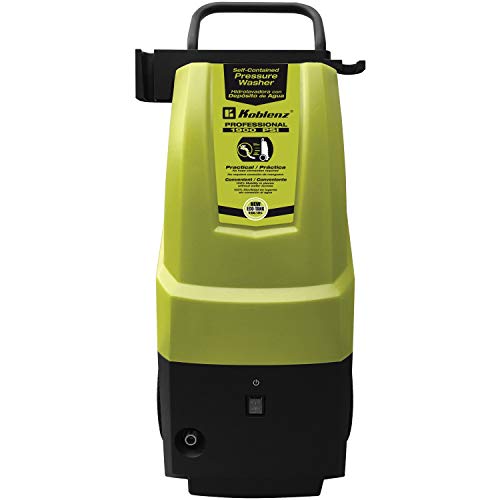 Koblenz HLT 370 1900 PSI Electric Pressure Washer, Green/Black