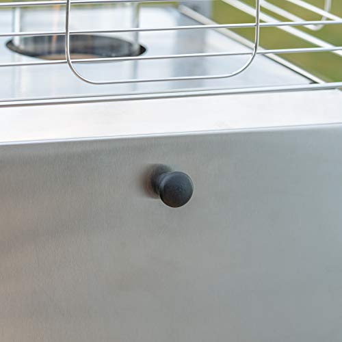 Royal Garden Patio Heater - Outdoor Patio Heater - 48000 BTU Propane Based - Stainless Steel Construction - Pyramid Design with Glass made in Japan - Commercial & Residential