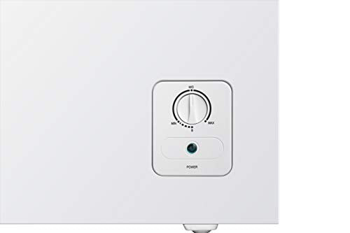 Nictemaw 3.5 Cubic Feet Chest Freezer Perfect for Homes, Garages, Basements, RVs, White