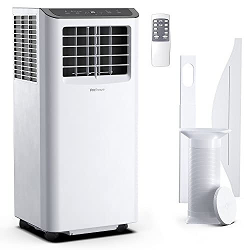 Pro Breeze Smart Air Conditioner Portable 10,000 BTU - 1130W Portable Air Conditioner with 4-in-1 Function, 300 Sq Ft Coverage, 24 Hour Timer & Window Venting Kit Included - Powerful AC Unit with Wifi