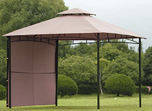 Lazyspace U-Style Foot Easy Assembly Seasonal Shade UV Protection with Extendable Awning Outdoor Gazebo