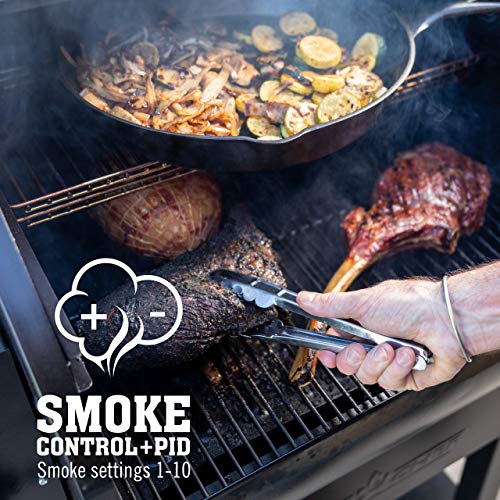 Camp Chef SmokePro DLX Pellet Grill w/New PID Gen 2 Digital Controller - Stainless Steel