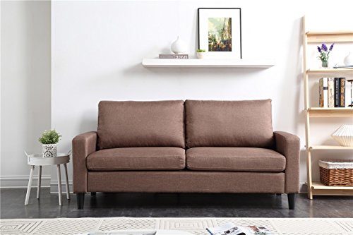 NHI Express Track Arm Sofa Not Applicable, Brown