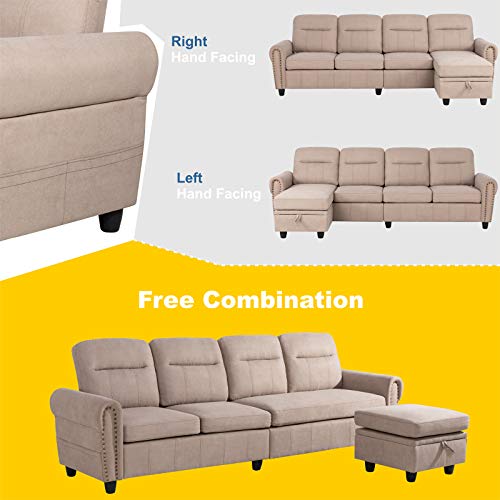 Shintenchi STC-MDHB Sofas, Khaki