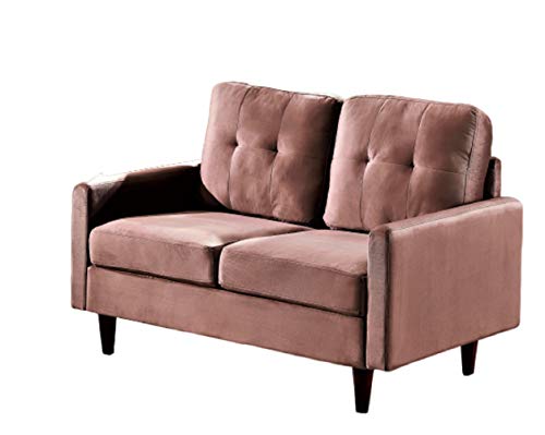 US Pride Furniture Bruni 2 Piece Living Room Set Sectional, Rose