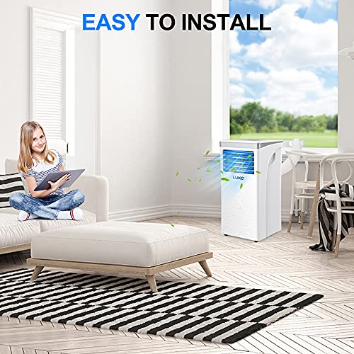 LUKO Portable Air Conditioner - 12000 BTU,Cooler, Dehumidifier, Fan for Rooms up to 450 sq ft, AC Unit Compact Room Air Conditioner for Indoor Room,Office,Bedroom,White