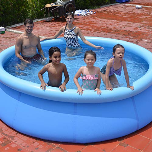 Large Inflatable Swimming Pools Kiddie Pool Blow Up Pool Family Swimming Pool for Kids, Adults, Babies, Toddlers, Outdoor, Garden, Backyard,120”30“