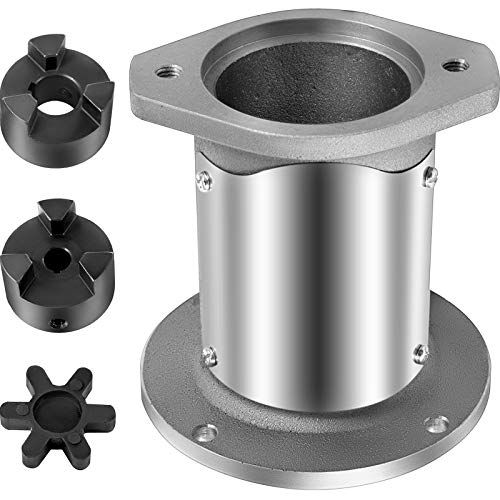 VEVOR Hydraulic Wood Splitter Pump, Aluminum 2-Stage Log Splitter Pump, 4000PSI 22GPM Hydraulic Gear Pump, 2-Hole Bolt Log Splitter Build Kit w/Pump Bracket, Jaw Couplers for 7/8