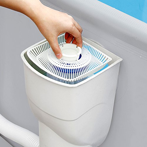 Blue Wave NB19791 18-ft Round 52-in Deep Active Frame Package Above Ground Swimming Pool with Cover, x