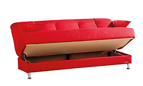 Istikbal Vegas Sofa Sleeper - Rainbow Red