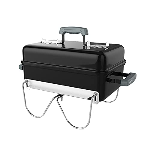 QIAOLI Barbecue Grill Outdoor Full Set of Tools Household Charcoal Grill Small Portable Wild Stainless Steel Smoker BBQ for Picnic Garden