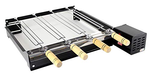 Brazilian Rotisserie BBQ Grill 4 Skewers Right Side Churrasqueira Giragrill 4 Espetos Lado Direito