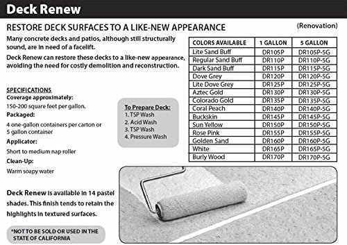 Stegmeier Deck Renew Buckskin 5 Gallon Bucket