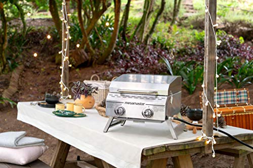 Megamaster 820-0033M Propane Gas Grill, Stainless Steel