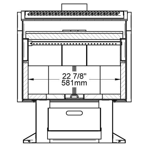 Drolet HT-2000 EPA Certified 2,400 Sq. Ft. Wood Stove New Canada Only
