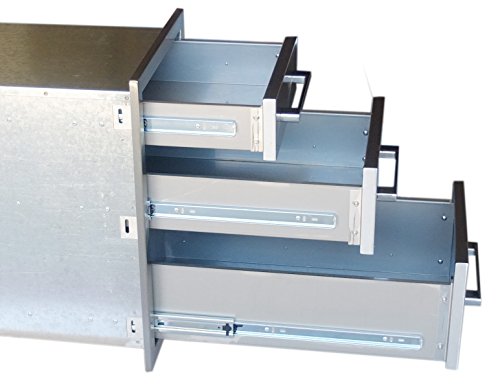 SUNSTONE BA-TD18 Beveled Frame Triple Drawer, 18