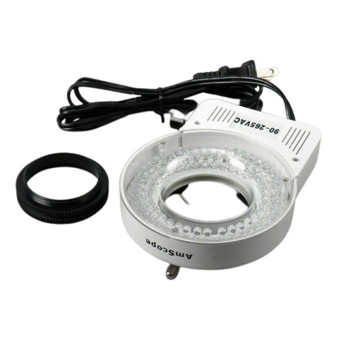 Amscope SM-3BZ-80S 3.5X - 90X Stereo Zoom Microscope on Boom Stand with 80 LED Light New