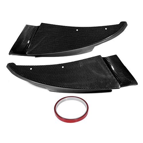 Front Bumper Splitter Cover, 1 Pair Front Bumper Splitter Cover Dry Carbon Fiber Fit Replacement for E90 E92 E93 M3 2007-2013 Lip Splitter Bumper Splitter