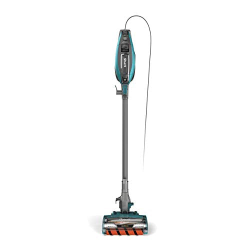 Shark ZS362 APEX Corded Stick Vacuum with DuoClean and Self-Cleaning Brusholl, Precision Duster, Crevice and Pet Multi-Tool, Forest Mist Blue, 10.2 in L x 9.8 in W x 46.4 in H