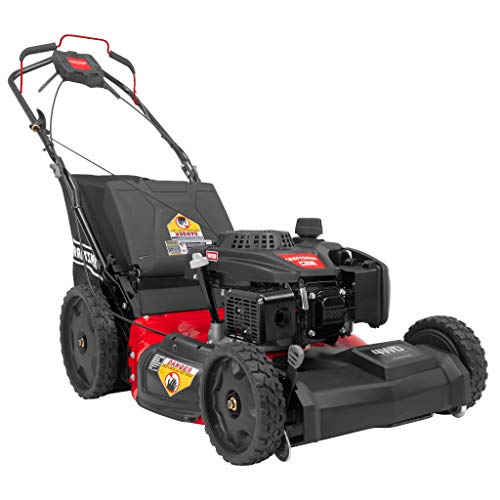 Craftsman CMXGMAM201212 12A-N2M7791 21-in. All-Wheel-Drive 3-in-1 Gas Push Lawn Mower-196cc OHV Engine-Bagger Included, Red