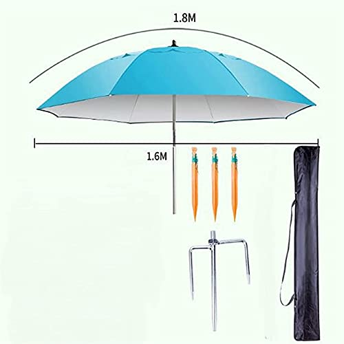 ンリアンに聞-花ラック Outside Umbrella for Patio Patio Umbrella Aluminum Outdoor Tent Fishing Umbrella Rain Wind Folding Umbrella Beach Umbrella