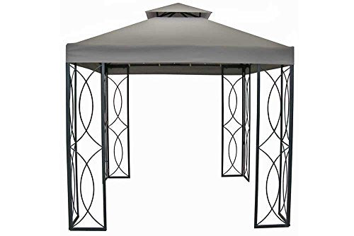 The Outdoor Patio Store 8' x 8' Steel Frame Gazebo with High-Grade 300D Canopy