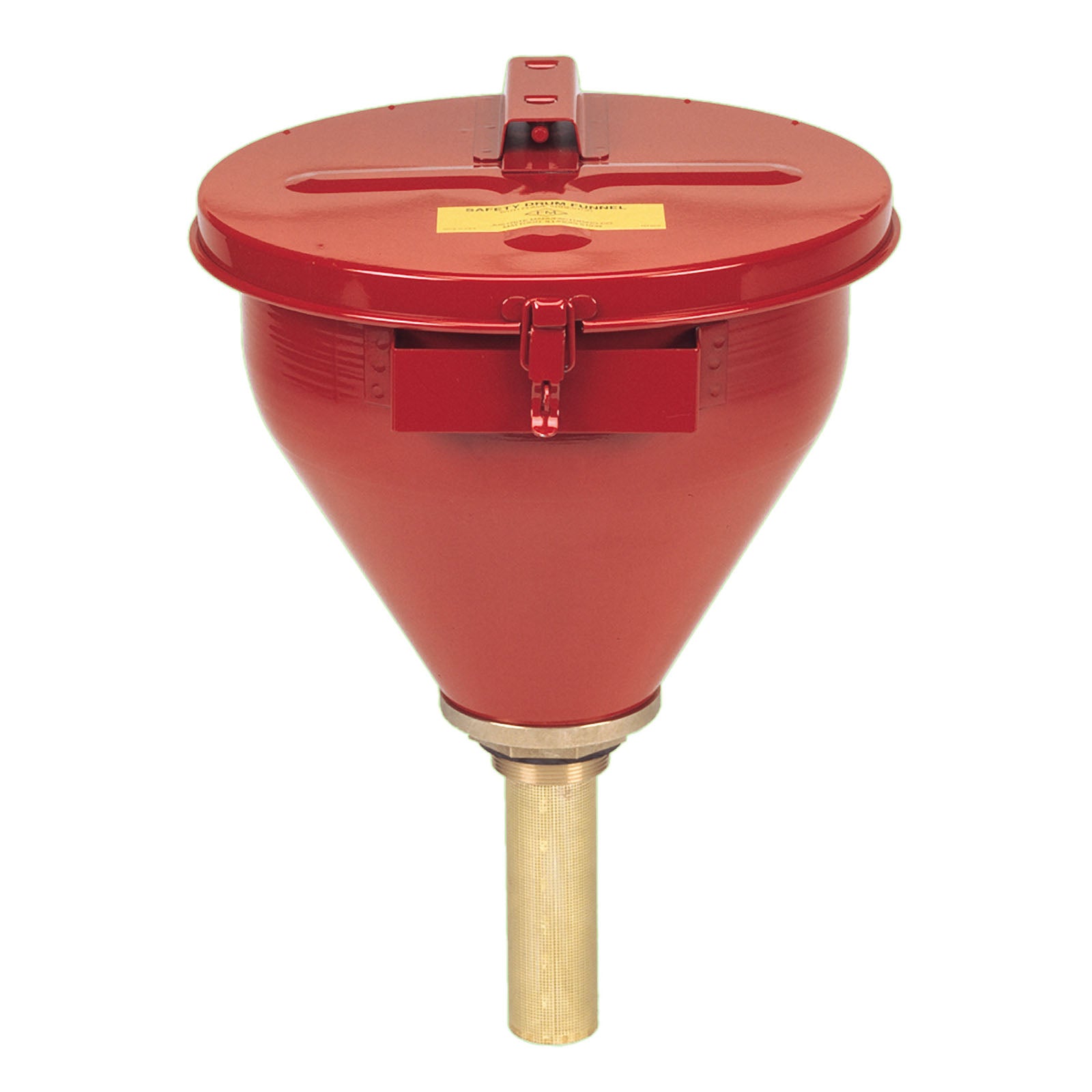 Justrite Large Steel Drum Funnel for Flammables with 6