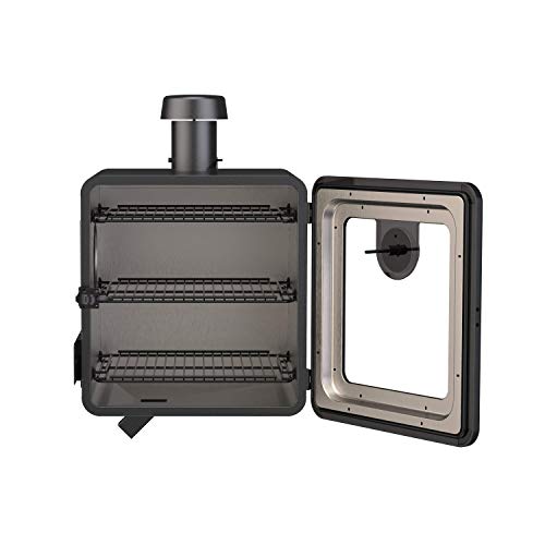 PIT BOSS PBGAC060010083 Side Smoker Attachment, Black