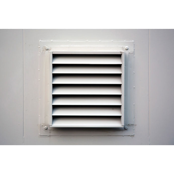 Justrite 4-Hour Fire-Rated Outdoor Safety Locker, 4-Drum, Explosion Relief Panels