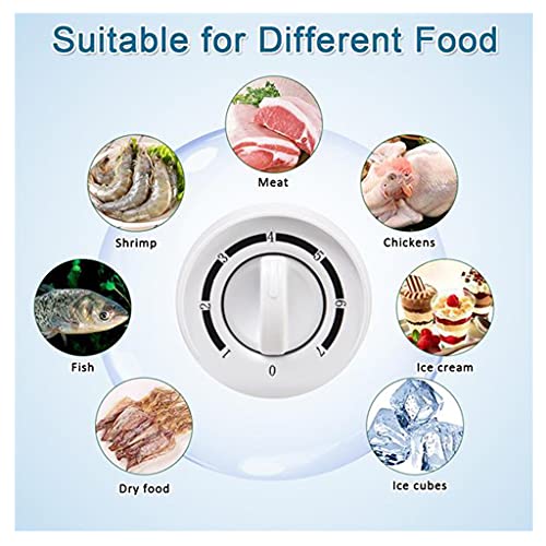 ZOKOP 5.0 cu.ft Chest Freezer Removable Storage Basket, Top Open Door Freezing Machine for Home and Kitchen/Dorm/Bar/Office, 7 Temperature Settings