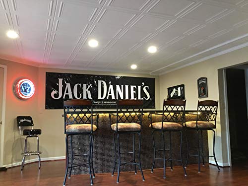 A la Maison Ceilings R24 Line Art Foam Glue-up Ceiling Tile (256 sq. ft./Case), Pack of 96, Plain White