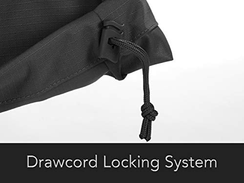 Covermates Island Grill Cover - Heavy-Duty Polyester, Weather Resistant, Mesh Vent, Grill and Heating-Ripstop Black