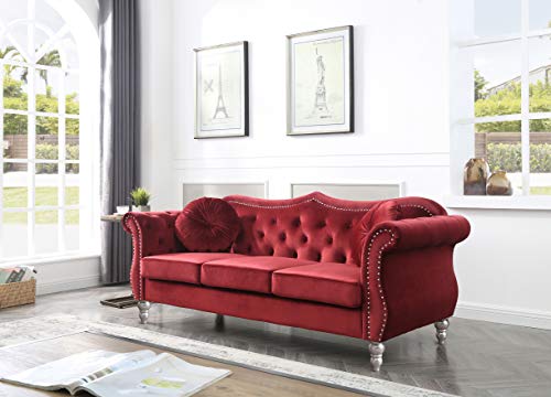 Glory Furniture Hollywood Sofas, Burgundy