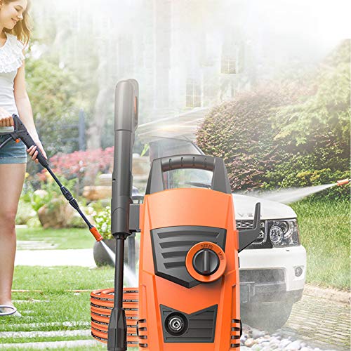 CuiCui Electric Pressure Washer Portable High Power Washer Machine High Pressure Hoses Detergent Tank for Cleaning Homes Cars Decks Driveways Patios