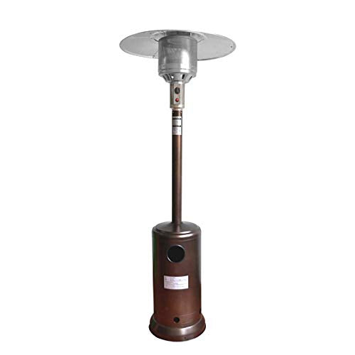 Patio Heater Propane Gas Portable Commercial Outdoor Heater Floor Standing with Wheels for Garden Wedding, Party