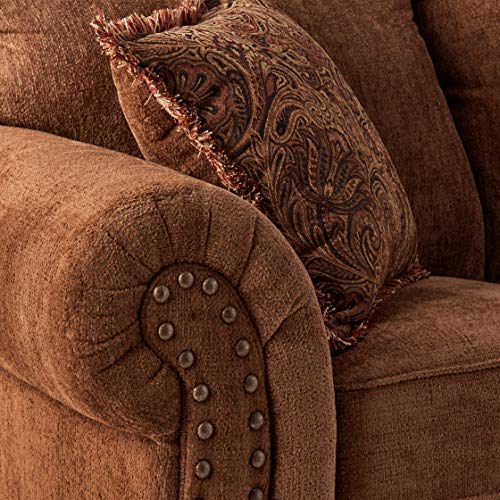 Lane Home Furnishings Outback Loveseat, Chocolate