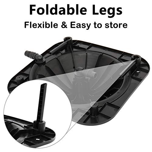 VINGLI Solar Pool Heater Above Ground Domed Solar Powered Swimming Pool Heater Contour Pool Heating Coil