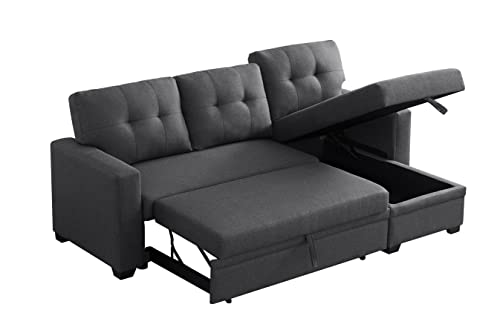 Devion Furniture Lenna Sofabed, Gray