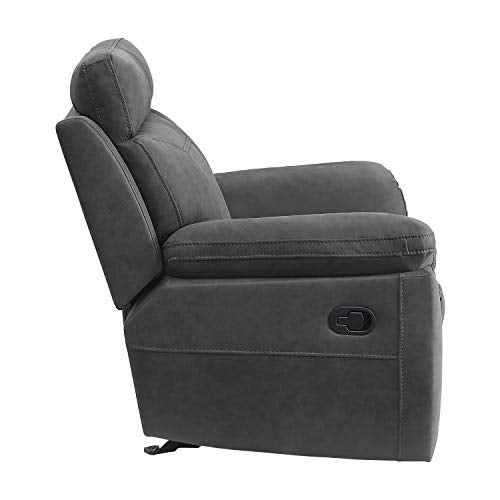 Lexicon Valois Double Reclining Sofa, Gray