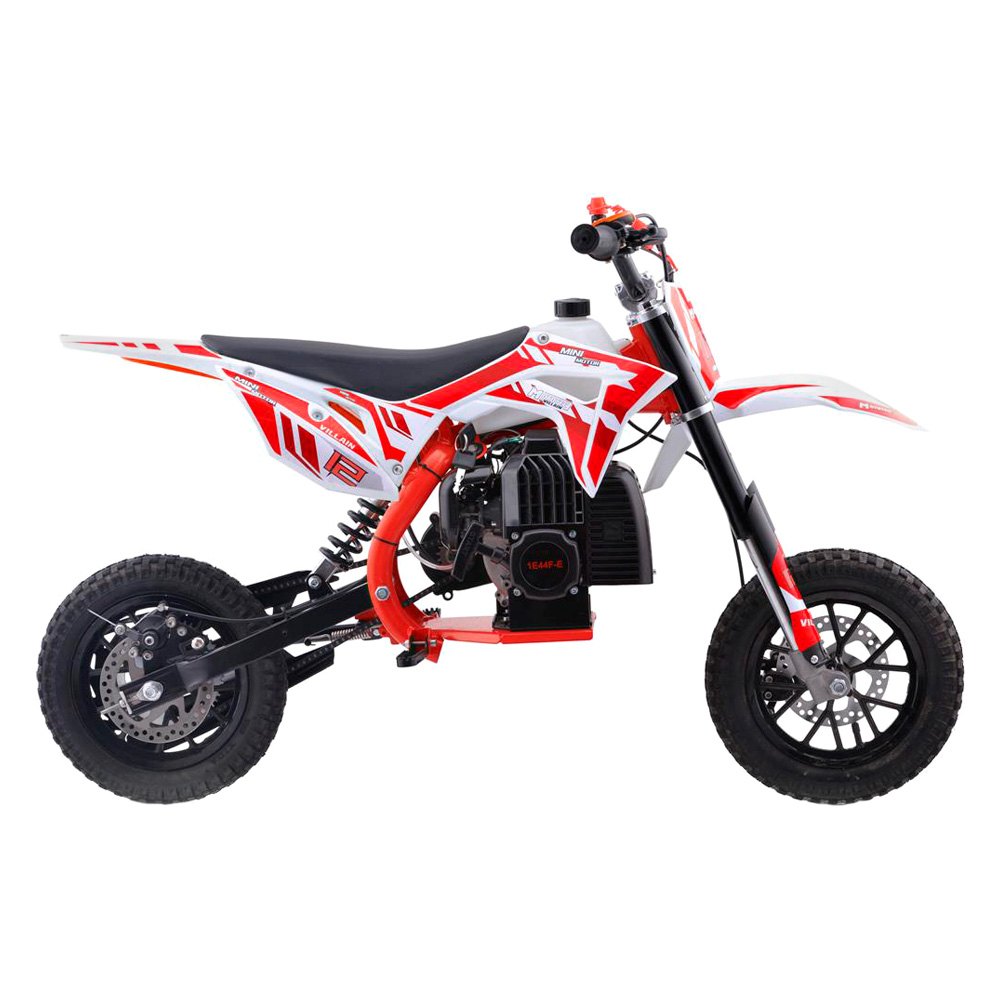 MotoTec Villain 52cc 2-Stroke Kids Gas Dirt Bike