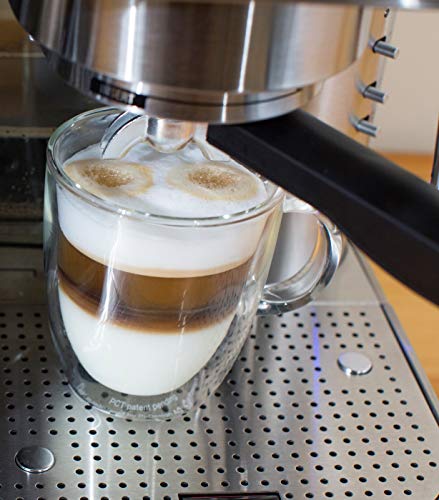 Espressione Stainless Steel Espresso Machine, 1.5 L