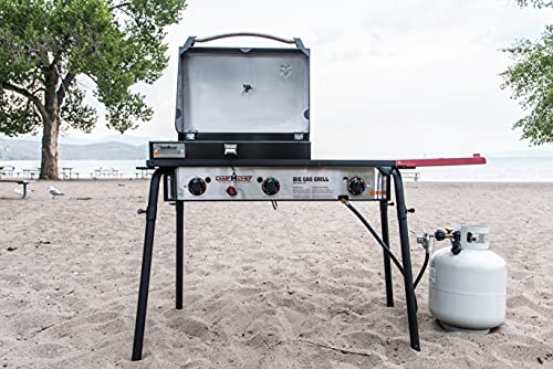 Camp Chef Big Gas Grill, 3 Burner Stove, Professional BBQ Grill Box (BB90L), Cooking Dimensions: 16 in x 38 in