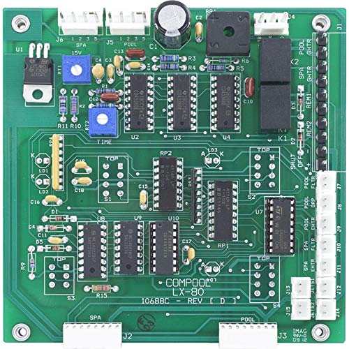 Pentair Compool Replacement Parts CIRCUIT BOARD FOR LX80 #10688 PCLX80